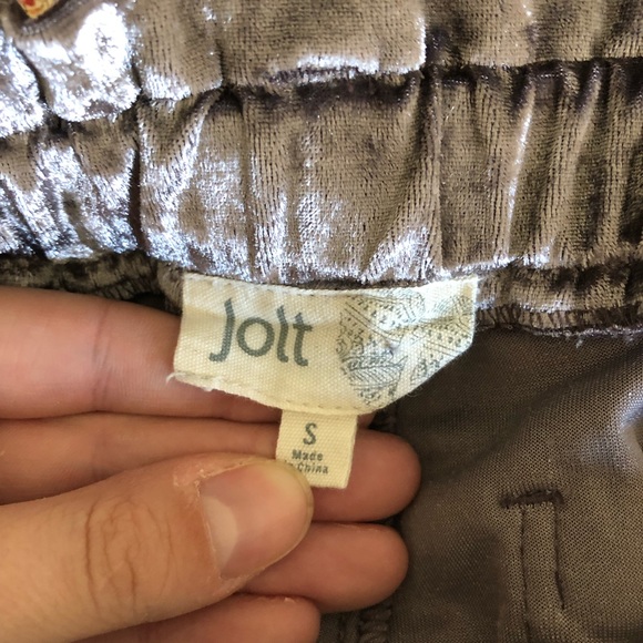 Jolt Crushed Velvet Joggers - Picture 4 of 5